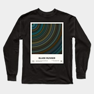 minimal_Blade Runner Circular Barcode Movie Long Sleeve T-Shirt